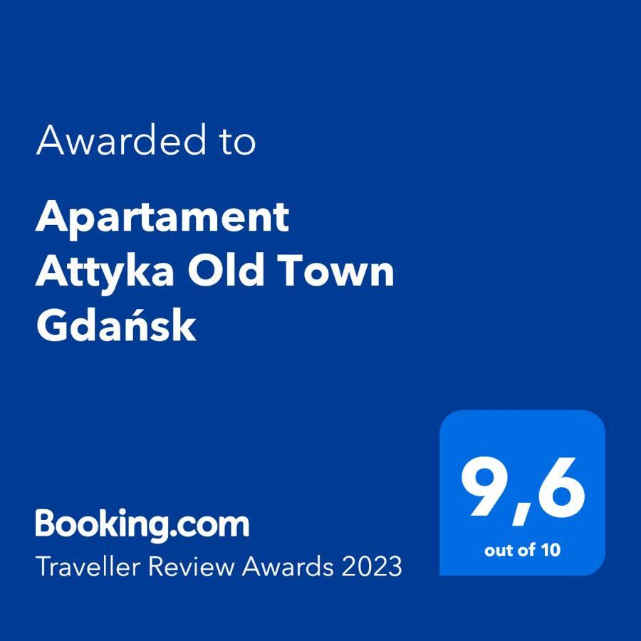 Apartament Attyka Old Town Gdansk Apartment Exterior foto